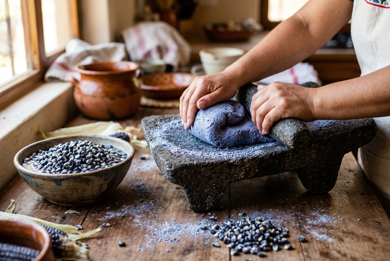 Heirloom Maize Nixtamal