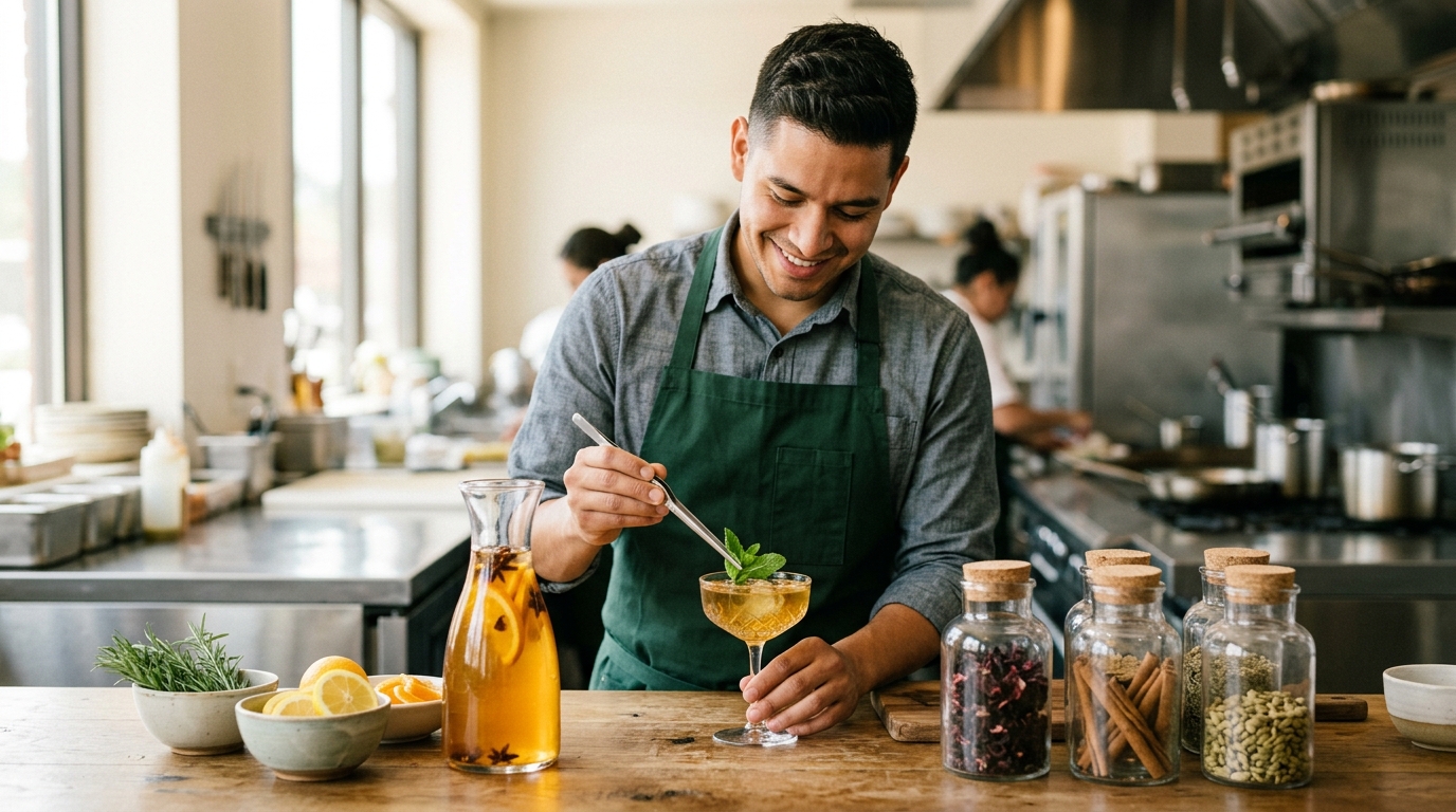 Botanical Elixir Chef Lucas Morales